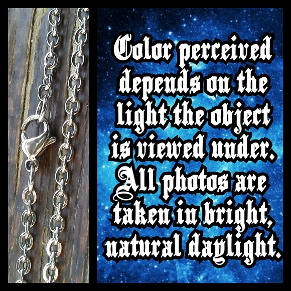 🌙💙Crescent Moon Opalite Stone Necklace - Picture 4 of 12